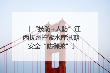 “技防+人防”江西抚州拧紧水库汛期安全“防御弦”