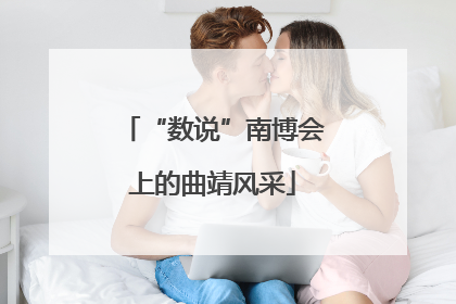 “数说”南博会上的曲靖风采