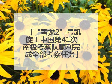 “雪龙2”号凯旋！中国第41次南极考察队顺利完成全部考察任务