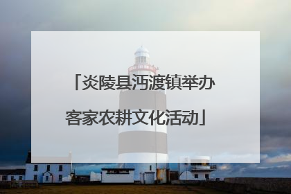 炎陵县沔渡镇举办客家农耕文化活动