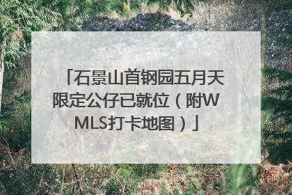 石景山首钢园五月天限定公仔已就位（附WMLS打卡地图）
