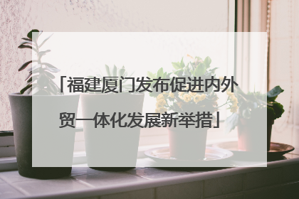 福建厦门发布促进内外贸一体化发展新举措
