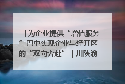 为企业提供“增值服务”巴中实现企业与经开区的“双向奔赴”｜川陕渝网络名人巴中行