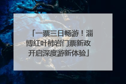 一票三日畅游！淄博红叶柿岩门票新政开启深度游新体验