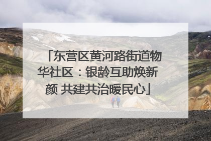 东营区黄河路街道物华社区：银龄互助焕新颜 共建共治暖民心