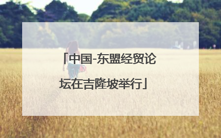 中国-东盟经贸论坛在吉隆坡举行