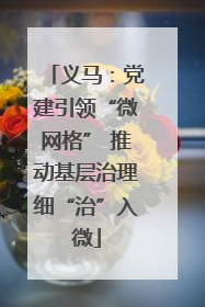 义马：党建引领“微网格” 推动基层治理细“治”入微