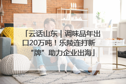 云话山东｜调味品年出口20万吨！乐陵连打新“牌”助力企业出海