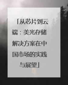 从芯片到云端：美光存储解决方案在中国市场的实践与展望