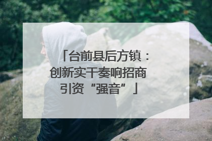 台前县后方镇：创新实干奏响招商引资“强音”