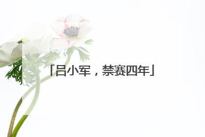 吕小军，禁赛四年
