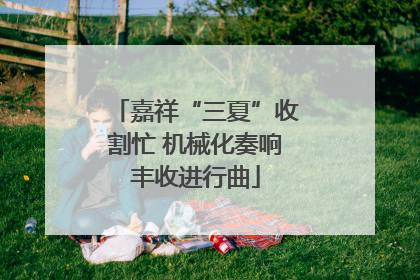 嘉祥“三夏”收割忙 机械化奏响丰收进行曲
