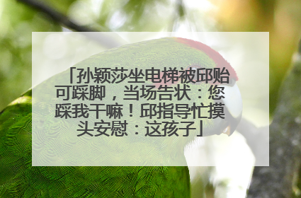 孙颖莎坐电梯被邱贻可踩脚，当场告状：您踩我干嘛！邱指导忙摸头安慰：这孩子