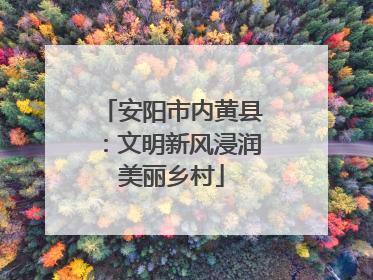 安阳市内黄县：文明新风浸润美丽乡村