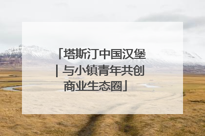 塔斯汀中国汉堡｜与小镇青年共创商业生态圈
