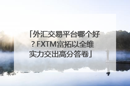 外汇交易平台哪个好？FXTM富拓以全维实力交出高分答卷
