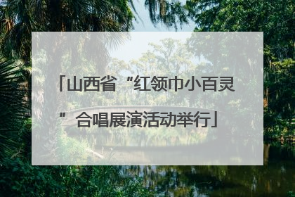 山西省“红领巾小百灵”合唱展演活动举行