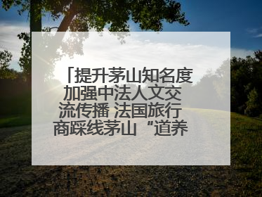 提升茅山知名度 加强中法人文交流传播 法国旅行商踩线茅山“道养文化产品”