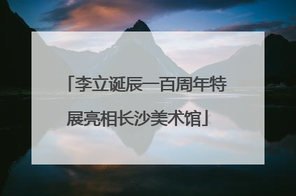 李立诞辰一百周年特展亮相长沙美术馆