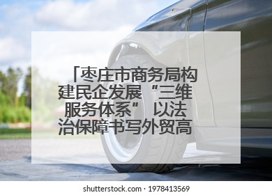 枣庄市商务局构建民企发展“三维服务体系” 以法治保障书写外贸高质量答卷
