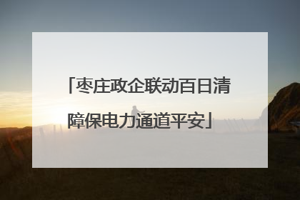 枣庄政企联动百日清障保电力通道平安