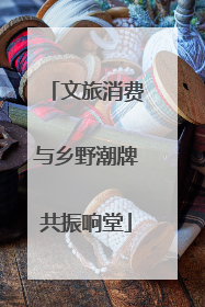 文旅消费与乡野潮牌共振响堂