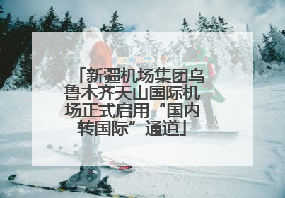 新疆机场集团乌鲁木齐天山国际机场正式启用“国内转国际”通道
