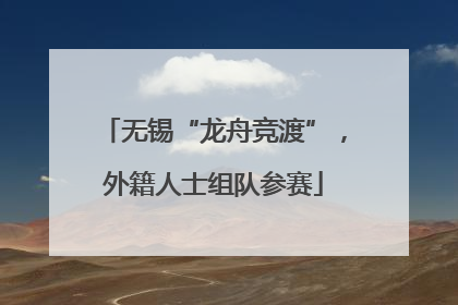 无锡“龙舟竞渡”，外籍人士组队参赛