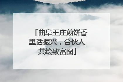 曲阜王庄煎饼香里话振兴，合伙人共绘致富图