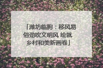 潍坊临朐：移风易俗劲吹文明风 绘就乡村和美新画卷