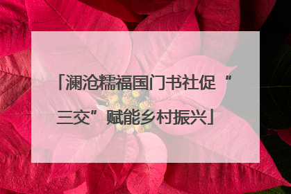 澜沧糯福国门书社促“三交”赋能乡村振兴