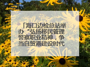 海口边检总站举办“弘扬移民管理警察职业精神，争当自贸港建设时代先锋”授课竞赛和演讲比赛
