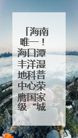 海南唯一！海口潭丰洋湿地科普中心荣膺国家级“城市儿童友好空间建设园区”称号