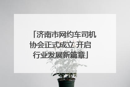 济南市网约车司机协会正式成立 开启行业发展新篇章