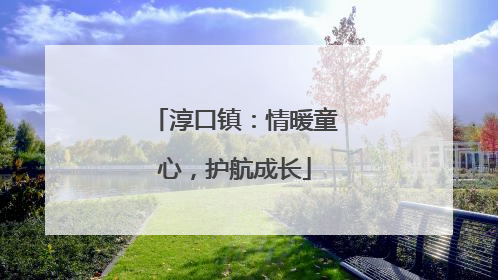 淳口镇：情暖童心，护航成长