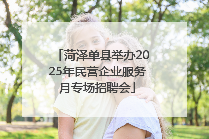 菏泽单县举办2025年民营企业服务月专场招聘会