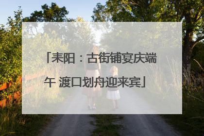 耒阳：古街铺宴庆端午 渡口划舟迎来宾
