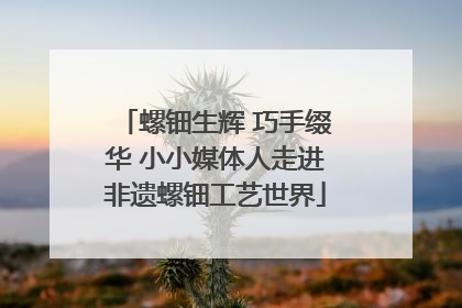 螺钿生辉 巧手缀华 小小媒体人走进非遗螺钿工艺世界