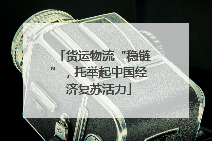 货运物流“稳链”，托举起中国经济复苏活力