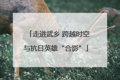 走进武乡 跨越时空与抗日英雄“合影”