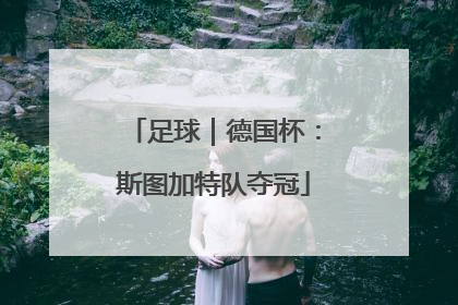 足球｜德国杯：斯图加特队夺冠