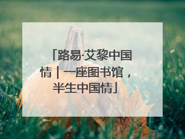 路易·艾黎中国情｜一座图书馆，半生中国情