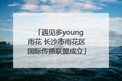 遇见多young雨花 长沙市雨花区国际传播联盟成立