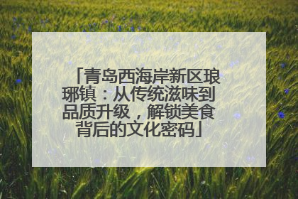 青岛西海岸新区琅琊镇：从传统滋味到品质升级，解锁美食背后的文化密码