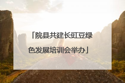 院县共建长豇豆绿色发展培训会举办