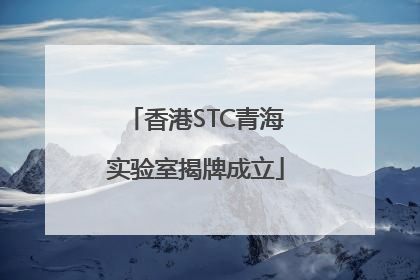 香港STC青海实验室揭牌成立
