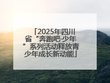 2025年四川省“奔跑吧·少年”系列活动释放青少年成长新动能