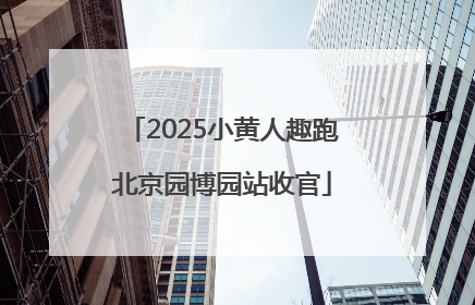 2025小黄人趣跑北京园博园站收官