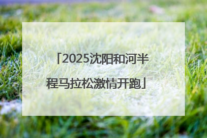 2025沈阳和河半程马拉松激情开跑