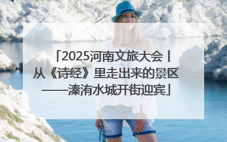 2025河南文旅大会丨从《诗经》里走出来的景区——溱洧水城开街迎宾